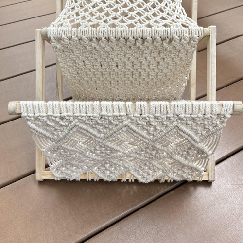 マクラメ マガジンラック フリーボックス・小物入れ colorful lemon