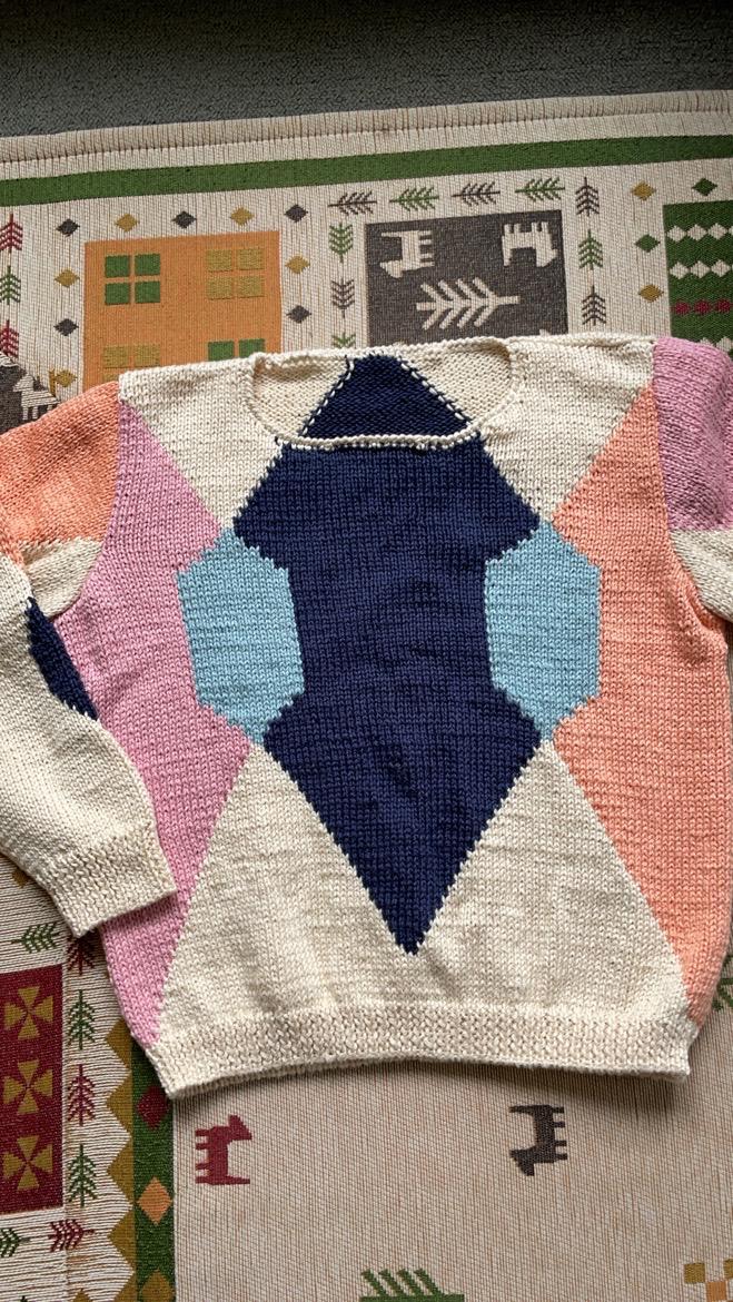 コットン春セーター