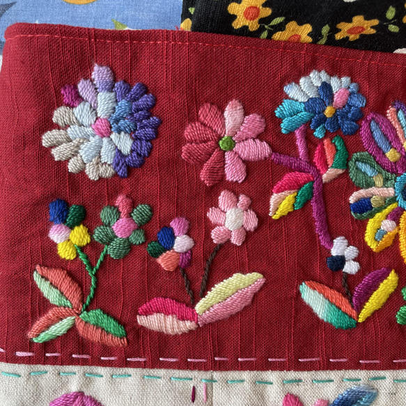 手刺繍バック「輪廻転生」 9枚目の画像