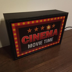 アメリカン レトロ シネマ ムービー 映画 ミニチュア デスクトップ 看板 玩具 置物 雑貨 LEDライトBOXミニ 3枚目の画像