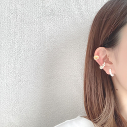 EAR CUFF＆EARRING:「Full moon」tears of the moon 5枚目の画像