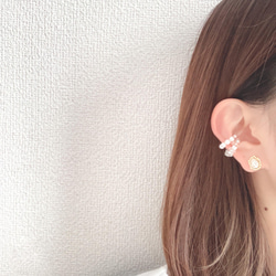 EAR CUFF＆EARRING:「Half moon」tears of the moon 7枚目の画像