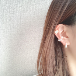 EAR CUFF＆EARRING:「Half moon」tears of the moon 6枚目の画像