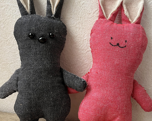 緩くて可愛い！うさぎさんぬいぐるみ ぬいぐるみ enemiii 通販