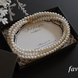 【再販】ベビー淡水パールロングネックレス 14Kgf（100㎝） 5枚目の画像