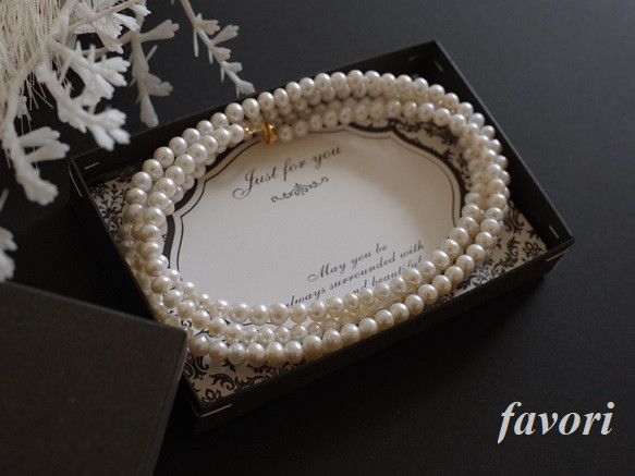 【再販】ベビー淡水パールロングネックレス 14Kgf（100㎝） 5枚目の画像