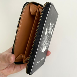 子グマ のミニ財布　コインケース・パスケース　秋財布 5枚目の画像