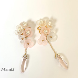 《Mami.t》   ちいさなお花のイヤリング/ピアス 3枚目の画像