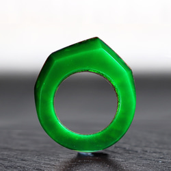 【送料無料】Wood Resin Ring/Forest ～ウッドレジンリング～ 2枚目の画像