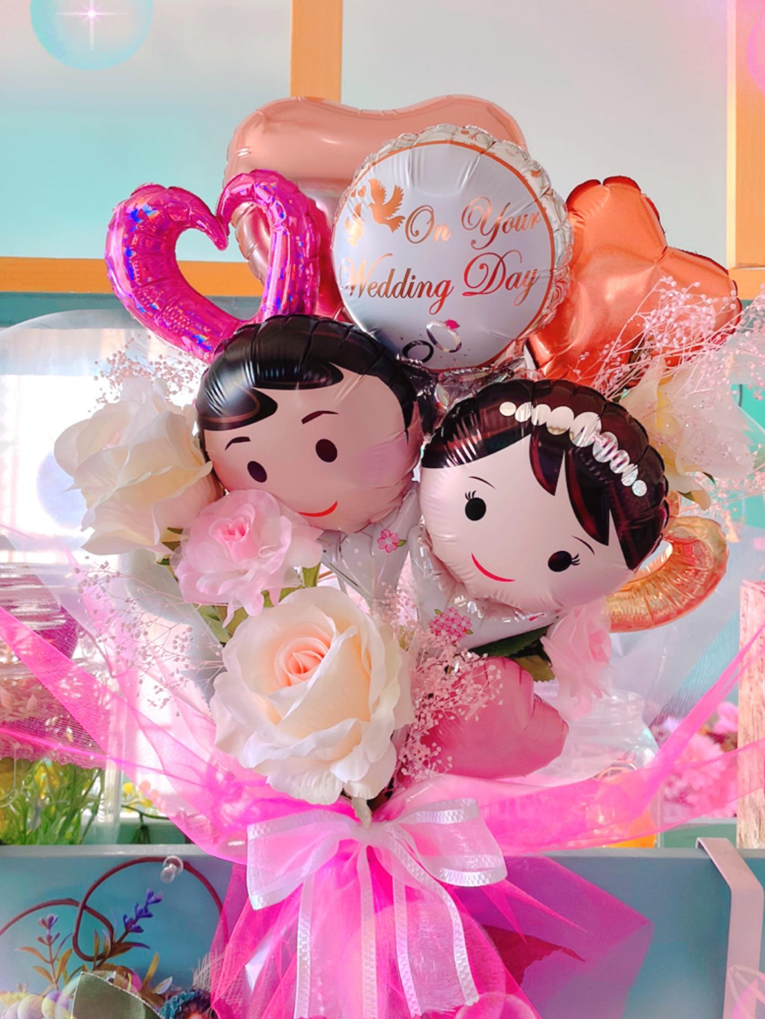 ウェディングバルーンブーケ 4,320円