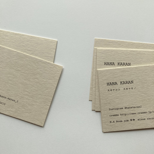 ショップカード アクセサリー台紙 サンキューカード 名刺 ☆No.44