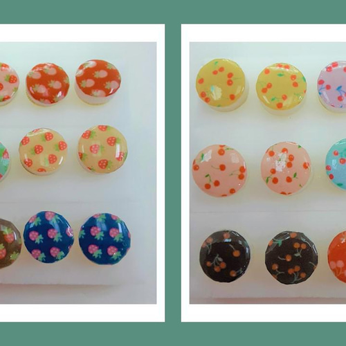 ハンドメイド＊かわいい押しピン①【5個セット】