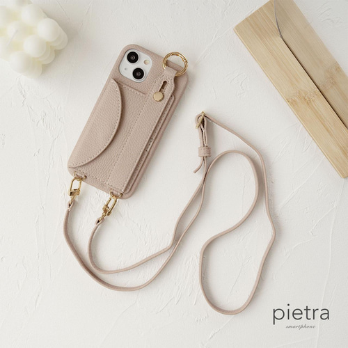 ショルダーストラップ付 スタンドにもなる落下防止ベルト&カード