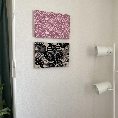サイズから選ぶ】20cmx30cmPOP・かわいいファブリックパネル横（アート