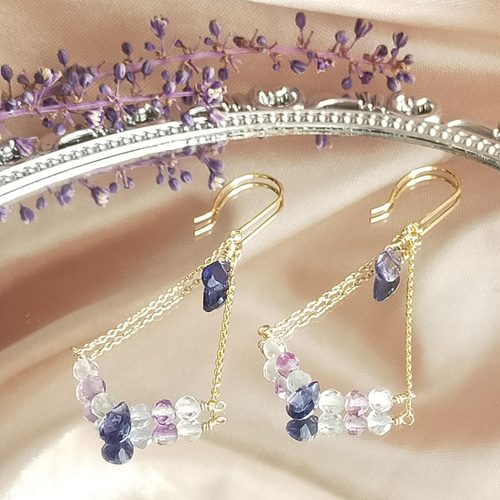 アメジスト♡アジアンシャンデリア　ピアス アメジスト♡アジアンシャンデリア ピアス 楽天市場