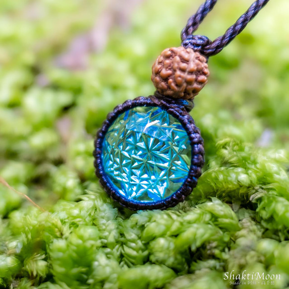 【レア・希少！仕事・恋愛・縁・チャンスを手にしたいあなたへ！11月誕生石・ブルートパーズとルドラクシャのお 12枚目の画像