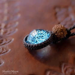 【レア・希少！仕事・恋愛・縁・チャンスを手にしたいあなたへ！11月誕生石・ブルートパーズとルドラクシャのお 3枚目の画像