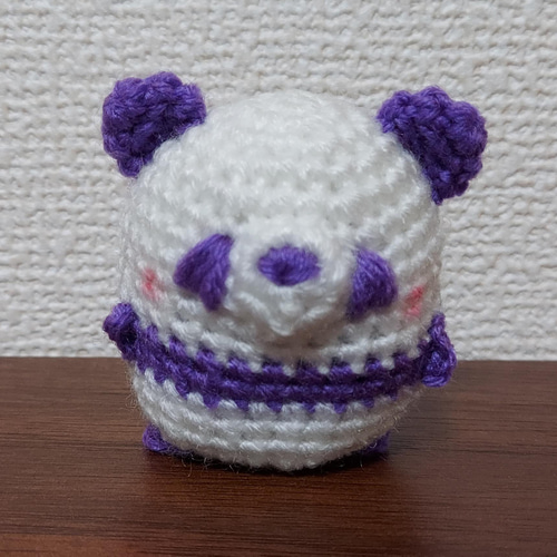 白　パンダちゃん＆トイプーちゃんあみぐるみ あみぐるみ❤️ちびパンダちゃんの編み方😊💕Teddy Bears