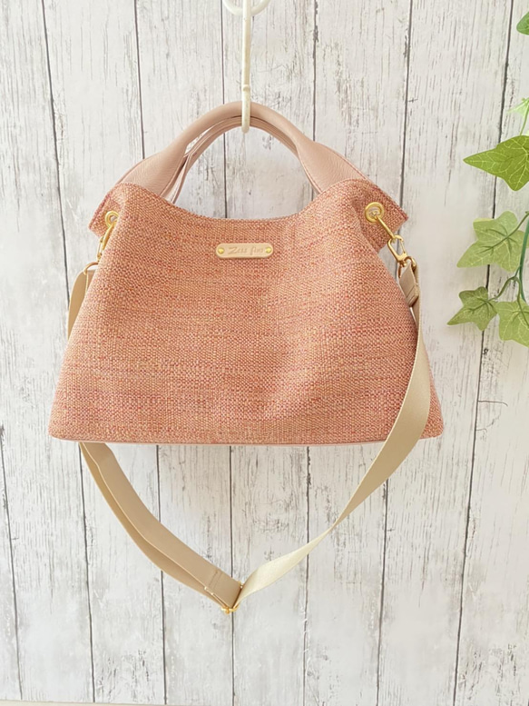 国産　Creemaでしか出逢えない1品❗クールソリッド×牛革シェルピンク　 8枚目の画像