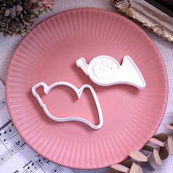 【楽器】ホルン・異形クッキー型・単品販売 3枚目の画像