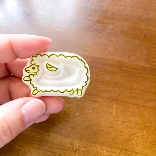 消しゴムはんこ メェメェひつじ はんこ・スタンプ N#craft 通販
