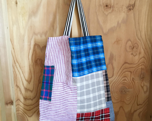 週末お値下げmorimarket eco bag リメイクパンツ パッチワーク 週末お値下げmorimarket eco bag リメイクパンツ パッチワーク