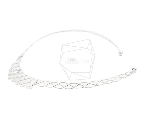 PDT-2553-R【1個入り】チョーカーのネックレス,Round Choker Collar Necklace 4枚目の画像