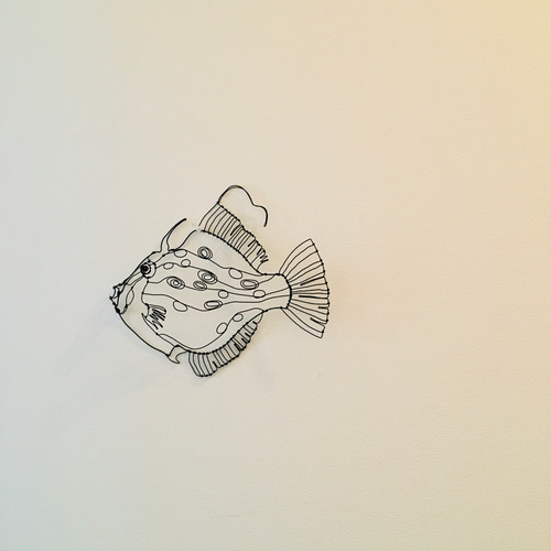 ワイヤーアート ワイヤークラフト 魚 さかな マルハギ【受注制作