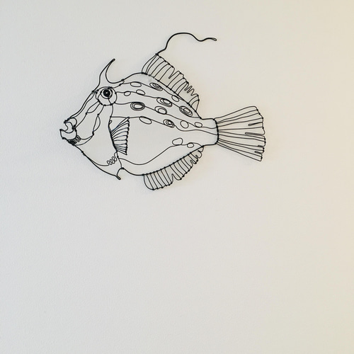 専用ページ　ワイヤークラフト　アート ワイヤーアート ワイヤークラフト 魚 さかな マルハギ【受注制作