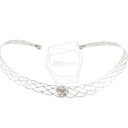 PDT-2557-R【1個入り】チョーカーのネックレス,Round Choker Collar Necklace 2枚目の画像