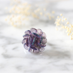 flower ring（violet） 1枚目の画像