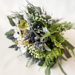 アーティフィシャルブーケ　＊＊アネモネ・ラベンダー・テトラゴナのナチュラルbouquet＊＊ 10枚目の画像