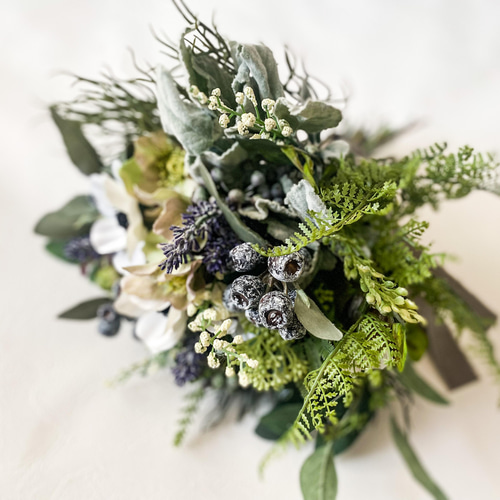 アーティフィシャルブーケ ＊＊クリスマスローズ・ローズマリー