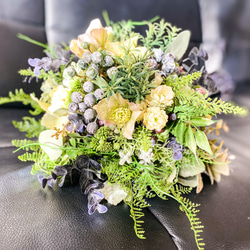 アーティフィシャルブーケ　＊＊クリスマスローズ・ローズマリー・ユーカリbouquet＊＊ 8枚目の画像