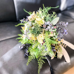アーティフィシャルブーケ　＊＊クリスマスローズ・ローズマリー・ユーカリbouquet＊＊ 9枚目の画像