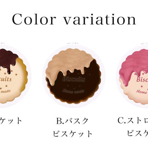 コンパクトミラー ミラー クッキー クラッカー お菓子 拡大鏡 両面