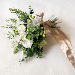 アーティフィシャルブーケ　＊＊すずらんとローズのbouquet＊＊ 2枚目の画像