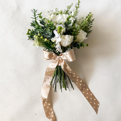 アーティフィシャルブーケ　＊＊すずらんとローズのbouquet＊＊ 3枚目の画像