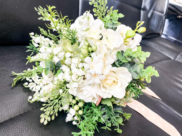 アーティフィシャルブーケ　＊＊すずらんとローズのbouquet＊＊ 7枚目の画像