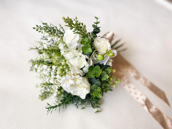 アーティフィシャルブーケ　＊＊すずらんとローズのbouquet＊＊ 5枚目の画像