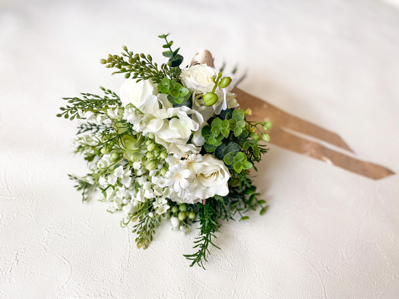 アーティフィシャルブーケ　＊＊すずらんとローズのbouquet＊＊ 4枚目の画像