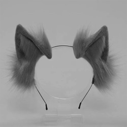 【ギフトセレクション】3色無地シミュレーション猫耳|リアルアニマルイヤーヘッドバンドキャットテールコスプレアメリカ日本リアルオー 3枚目の画像