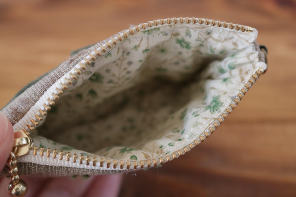 四角つなぎのパスケース（グリーン） 5枚目の画像