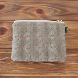 四角つなぎのパスケース（グリーン） 2枚目の画像