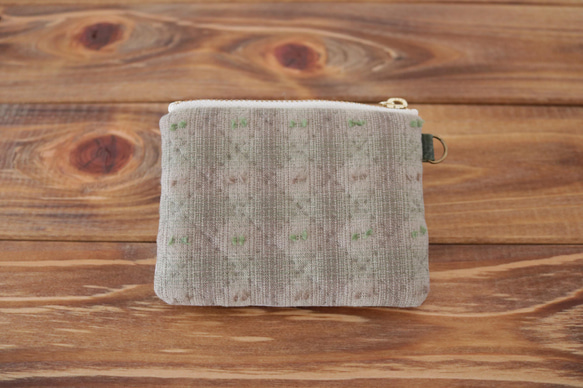 四角つなぎのパスケース（グリーン） 2枚目の画像