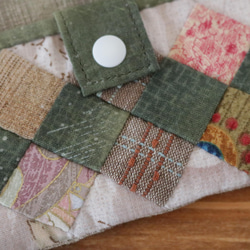 四角つなぎのパスケース（グリーン） 7枚目の画像