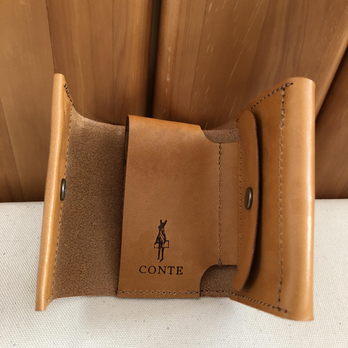 カモフラ柄（迷彩）三つ折り財布‼︎ コンパクト財布 姫路レザー