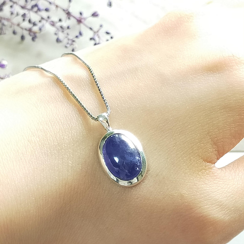 SV925］〜タンザナイトネックレス〜 ネックレス・ペンダント 