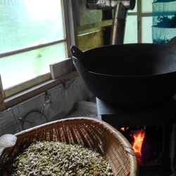 【はな様オーダー品】【マコモ茶】火山蒸気蒸し&薪火焙煎　若葉茶＆Deep 宮崎県産無農薬∞10g入 5枚目の画像