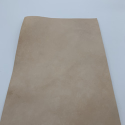 鹿革　ポルティラ・タンニン鞣し　ヌメ革ハード　ナチュラル色　A4サイズ 3枚目の画像